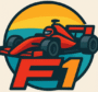 Logo de couleur de formule 1