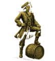 Captain, pirate, alcool